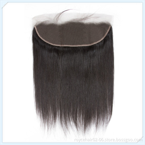 Straight Body Wave Deep Wave Water Wave Cuticle Aligned  Human Hair Ear to Ear Thin Invisible Silk Lace Frontal Closure